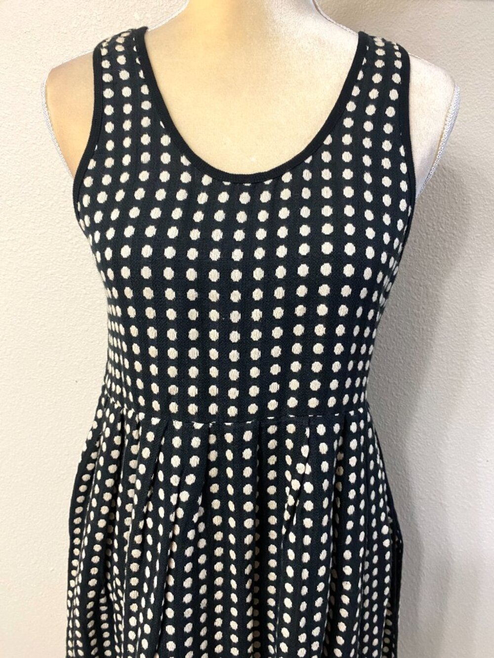 Ace & Jig Cape Dress in Black Dot - Picture 3 of 7